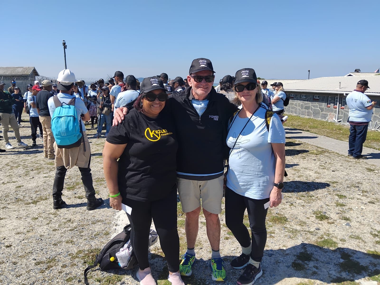 Kezlei volunteers at the SANCCOB seabird rehabilitation centre